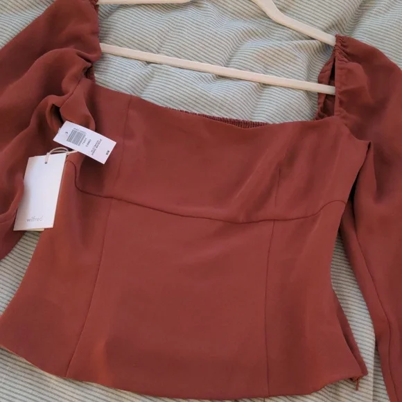 Aritzia Wilfred Cabo Blouse - Picture 2 of 3